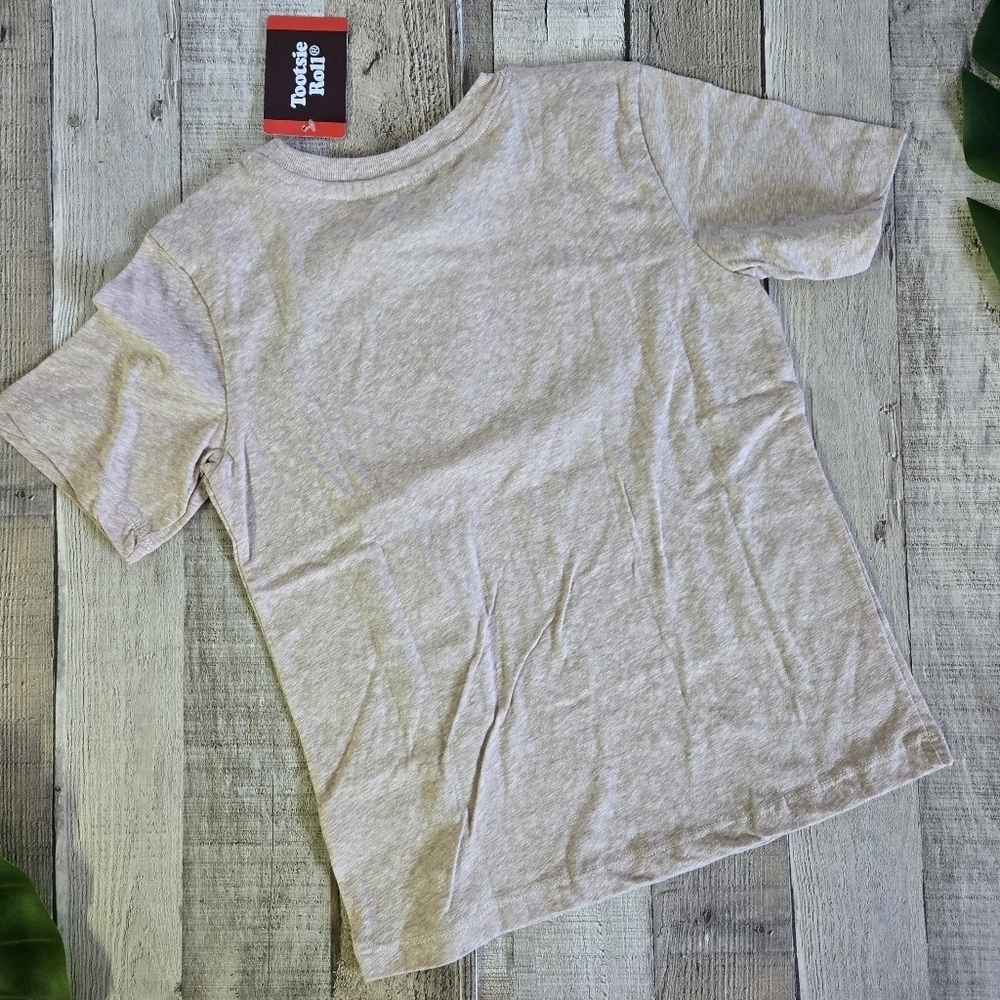 TOOTSIE ROLL | Candy Logo T-shirt in Brown/Tan sz S (Boys 6/7) - Picture 2 of 6